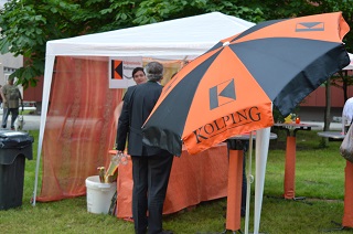 Foto vom Prosecco-Stand